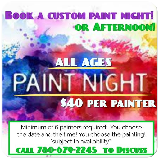 Book a Custom Paint Night