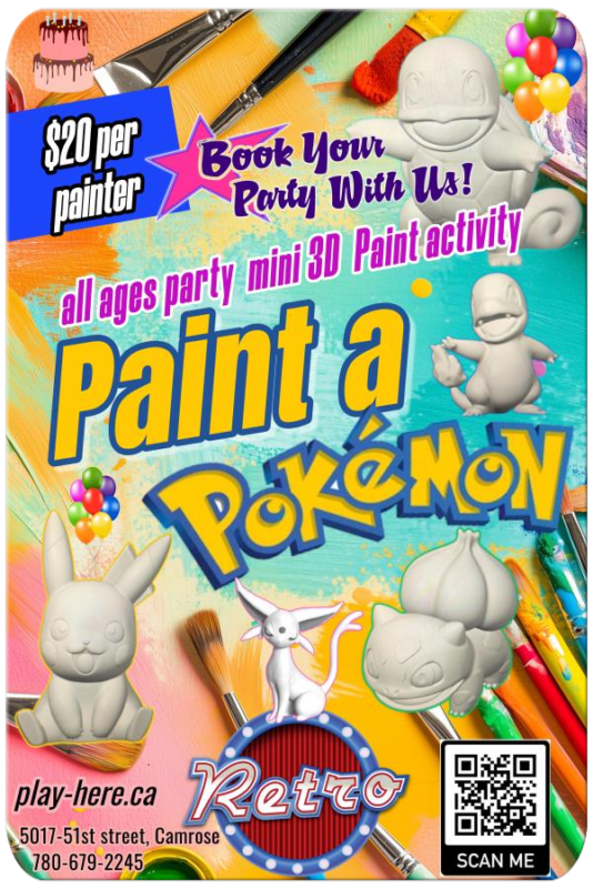 Upcoming Paint Activity Take part in an instructor led painting class.  All ages welcome!